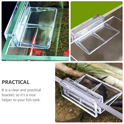 Balacoo Fish Tank Cover Clips 10pcs Acrylic Clips Aquariums Universal Cover Support
