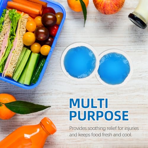 Tutmyrea Reusable Ice Packs for Injuries - 36 Soft Small Cold Compresses for Kids, Pain Relief, Eyes, Wisdom Teeth, Face, Breast, Allergies, Small Wounds - size: 36 Count (Pack of 1)