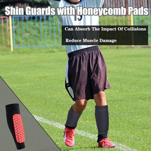Soccer Shin Guards for Kids Youth Adult - color: White, size: Medium