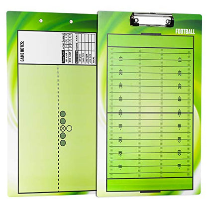 BETTERLINE Football Coaching Board Double Sided Dry Erase Clipboard Sports