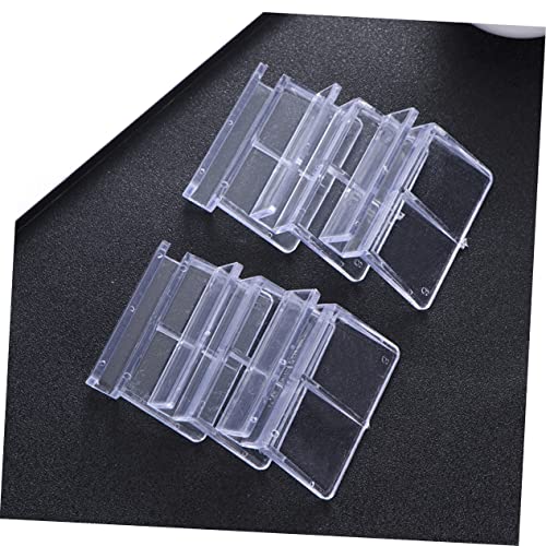 Ipetboom 30pcs Acrylic Fish Tank Cover Support Bracket for Tanks Practical Aquarium Rack for Secure Lid Holding and Pet Safety
