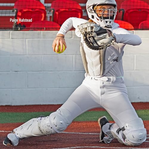 All-Star Adult PHX Paige Halstead Fastpitch Softball Chest Protector - color: White, size: Medium