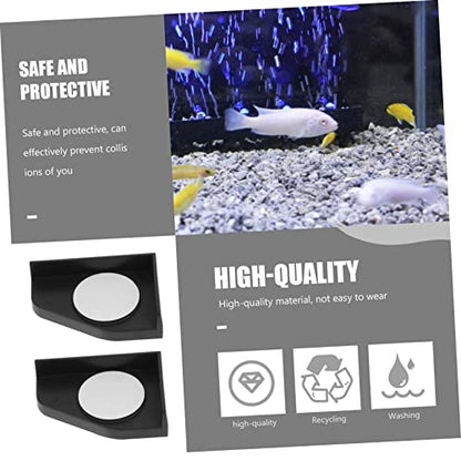 GANAZONO 4pcs Fish Tank Corner Pads Protective Safety Bumpers for Fish Tank Edges Adhesive Corner Guards to Prevent Scratches and Damage Easy to Install