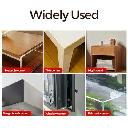 10Pcs Table Corner Protectors,Corner Guards,Clear Edge Safety Bumpers to Cover Sharp Furniture,Drawers,Cabinets, Round