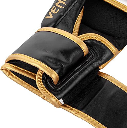 Venum Challenger 3.0 Sparring Gloves - color: White/Black/Gold, size: Medium