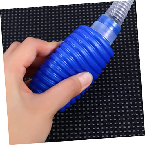Angoily 1.7m Fish Tank Siphon Vacuum Cleaner Easy Install Aquarium Water Change Hose Gravel for Small Large Tanks Random Color