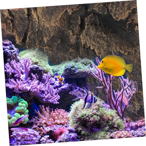 3D Reptile Tank Background Board Aquarium Tank Decoration for Bearded Dragon Decorative Sheet