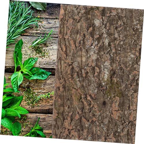 balacoo Cork Bark Terrarium Background Natural Climbing Mat for Reptile Tanks Aquariums Decor for Turtles Snakes and Lizards Safe Reusable Design