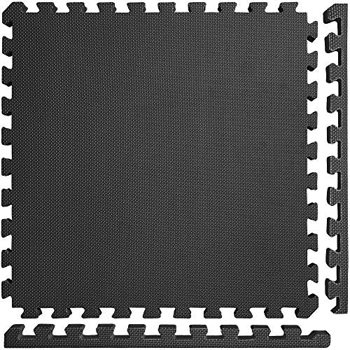 Meister X-Thick 1.5" Interlocking EVA Foam Mats - BK - 36 Tiles (144 Sqft) - color: Black, size: 36 Tiles (144 Sqft)