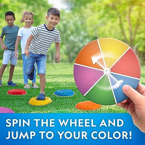 National Geographic 6-Piece Balance Stepping Stones Set for Kids - style: 6 Stepping Stones