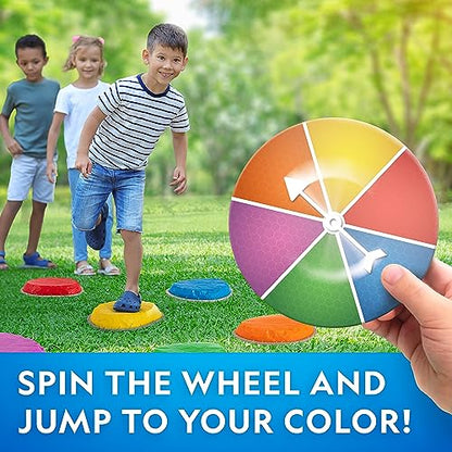 National Geographic 6-Piece Balance Stepping Stones Set for Kids - style: 6 Stepping Stones
