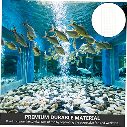 Kisangel 6pcs Fish Tank Divider Board Aquarium Compartment Material for Fish Breeding and Separation - size: 30X15cm