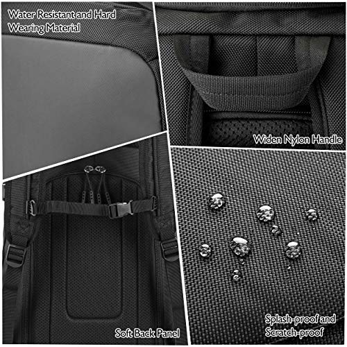 Unigear Ski Boot Bag Backpack 50L/70L for Helmet, Goggles, Skis & Snowboard - color: Black, size: 50L