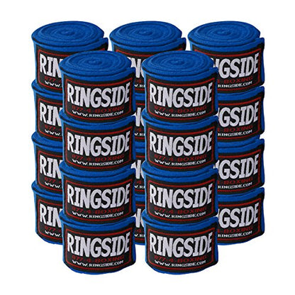Ringside Mexican Style Boxing Hand Wraps 180" - color: Blue, size: 10 Pairs