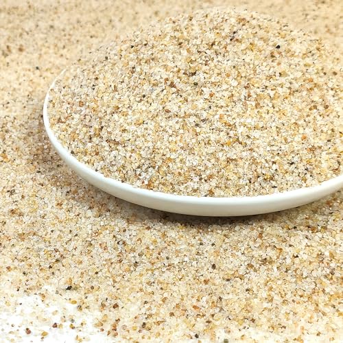 Aquarium Sand, 2lbs Beige Fish Tank Sand, Aquarium Gravel Substrate for Aquascaping, Vivariums, Terrariums, Plants and Crafts - color: Beige, size: 2 lbs