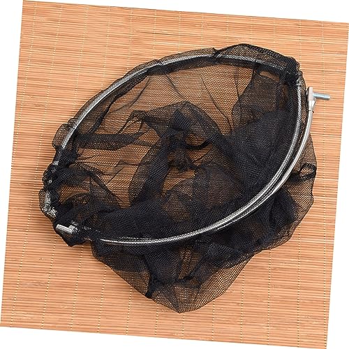 BESPORTBLE 2pcs Stainless Steel Frame 40cm Net Head Nylon Dense Hole Net Ideal for Aquarium and Outdoor Fishing