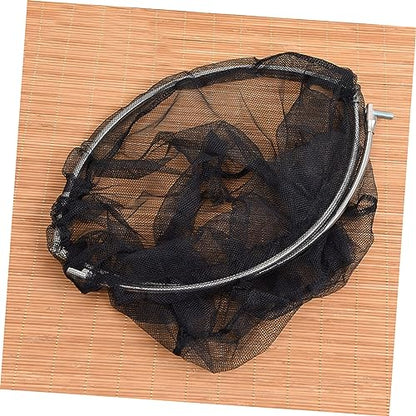 BESPORTBLE 2pcs Stainless Steel Frame 40cm Net Head Nylon Dense Hole Net Ideal for Aquarium and Outdoor Fishing