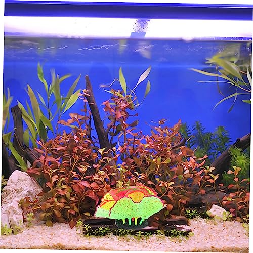 DOITOOL Silicone Aquarium Decoration Artificial Plants Faux Coral Decor Aquarium Coral Ornament False Coral