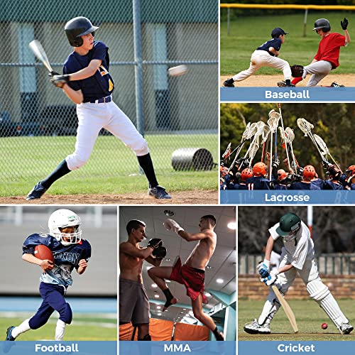 2-Pack Youth Boy Baseball Compression Shorts w/Cup Pocket NO Cup - color: Plain White, size: Medium