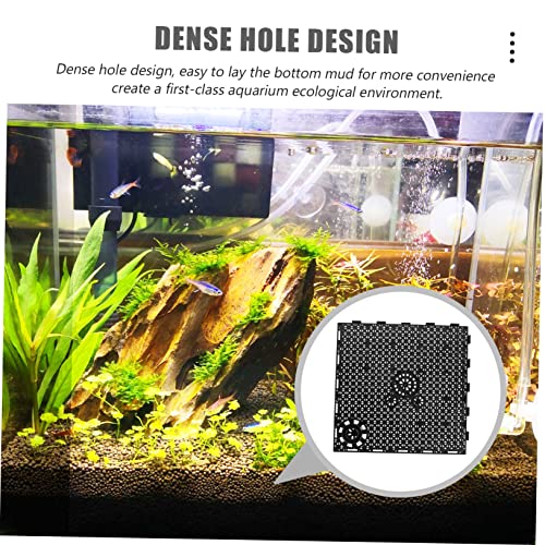 COLLBATH 12pcs Aquarium Bottom Plates Separation Board for Dividing Easy to Install Material for Fish Tank Isolation