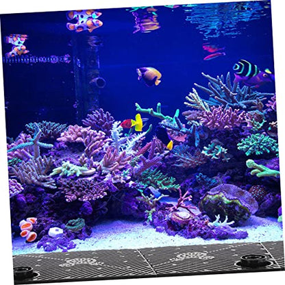 TOYANDONA 12pcs Aquarium Bottom Plates Net Design Isolation Boards for Fish Tank Practical Dividing Panels for Efficient Water and Filtration