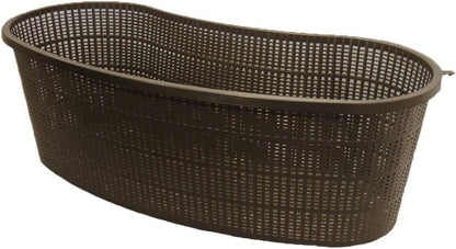 PondH2o Contour Kidney Shaped Plastic Slotted Mesh Aquatic Pond Plant Basket, 17 Inch (44cm), Value Three (3) Pack, Perfect for Lily's, Planting Pot, Baskets for Water Gardens, Aquaponics, Hydroponics