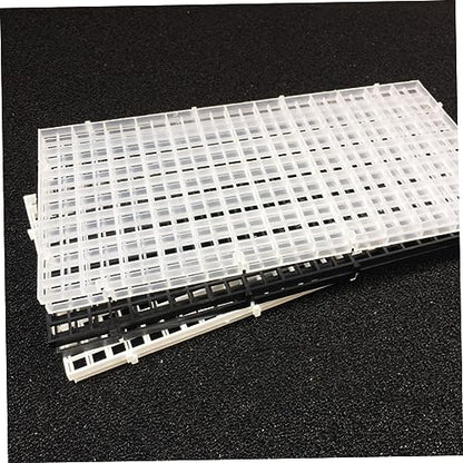 Happyyami 6pcs Aquarium Isolation Panel for Fish Tank Easy to Install and Remove Divider for Breeding and Separation Plate for Fish Tank Supplies