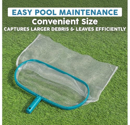 Bestway Pool Leaf Skimmer, AquaNet Mesh Net for Large Debris and Leaves, Cleaning Tool for In-Ground & Above Ground Pool Maintenance- Net Only