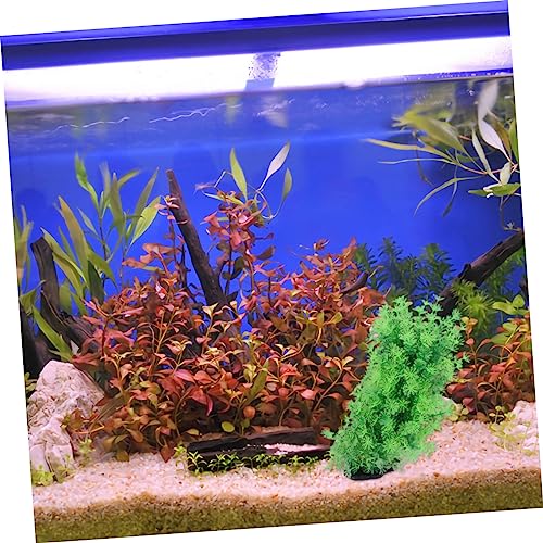 Happyyami Large Fish Tank Decorations Aquarium Plant Ornament Underwater Grass Sculpture Fake Aquarium Plants Plastic Desktop Decoration