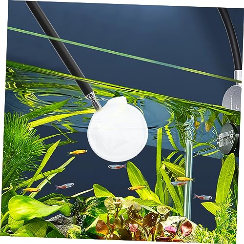 Toddmomy 4pcs Small Telescopic Fish and Shrimp Net Heavy Duty Handle for Aquarium Cleaning and Debris Skimming Design for Ponds and Creeks