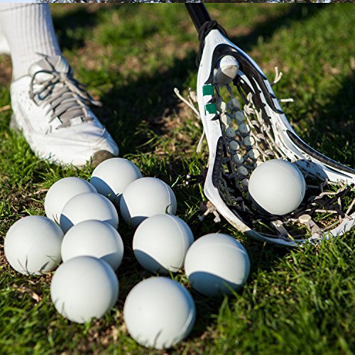 Champion Sports Practice Sponge Lacrosse Balls: Soft Touch for Professional, College & Grade School Indoor Training & Practice - style: White (12-Pack) -Indoor Practice Lacrosse Balls