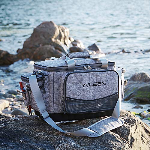 Fishing Tackle Box Bag - Outdoor Large Fishing Tackle Storage Bag - 100% Water-Resistant Polyester Material - Fishing Tackle Bags - Suitable for 3600 3700 Tackle Box