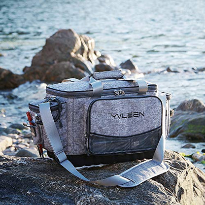 Fishing Tackle Box Bag - Outdoor Large Fishing Tackle Storage Bag - 100% Water-Resistant Polyester Material - Fishing Tackle Bags - Suitable for 3600 3700 Tackle Box