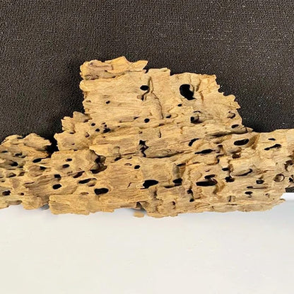 Fish Tank Natural Porous Wood Driftwood Ornament for Aquarium Decoration Hermit Crabs Shrimp Fish Aquarium Accessories… (10-15cm)