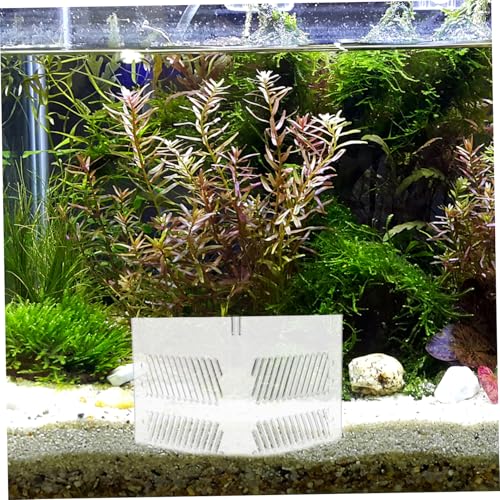 Toyvian Aquarium Divider Tray Acrylic Fish Tank Grid for Clean Healthy Environment