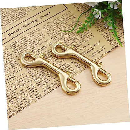 ULDIGI 2 Pcs Brass Lobster Clasp Hooks Swivel Trigger Clips for Duty Belt Accessories - size: 2Pcs
