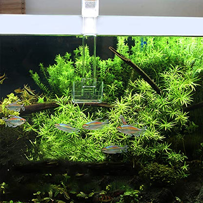 Sky Restaurant Aquarium Fish Feeder - Prevent Food Spilling, Easy to Clean, Betta & Dwarf Frogs Feeding(S)
