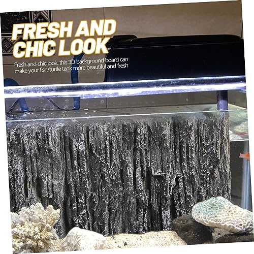 Reptile Tank Terrarium Background 3D Textured Rock Slabs Aquarium Fish Tank Decorative Board