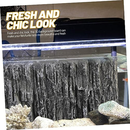 Reptile Tank Terrarium Background 3D Textured Rock Slabs Aquarium Fish Tank Decorative Board