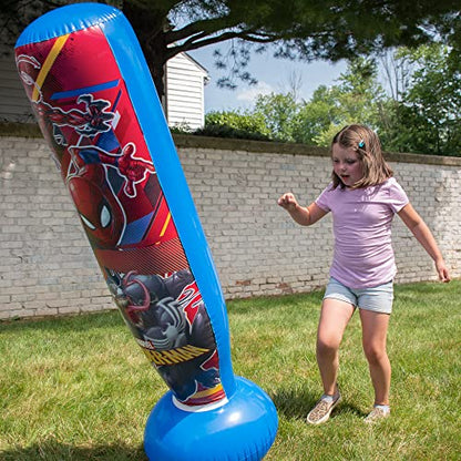 Marvel Spider Man 60" Bop Bag, Red - color: Spiderman, size: 60" Bop Bag