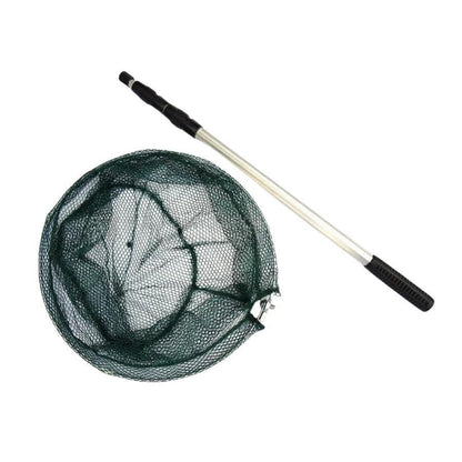 135cm/53.15in Aluminum 3 - Section Telescopic Fishing Landing Net - Collapsible Ultra - Light Fish Net for Anglers