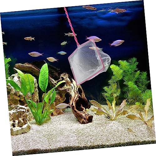 5pcs Portable Fishing Net Convenient Fish Catching Tool for Aquarium Small Fine Mesh Design for Gentle Handling of Fish Tank Supplies