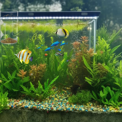 1 Piece Aquarium Fish Feeding Tube with Tank Feeder Ring Aquarium Food Feeders Practical Aquariums Accessories Ideal for Vacation Use and Breeder Box Setup