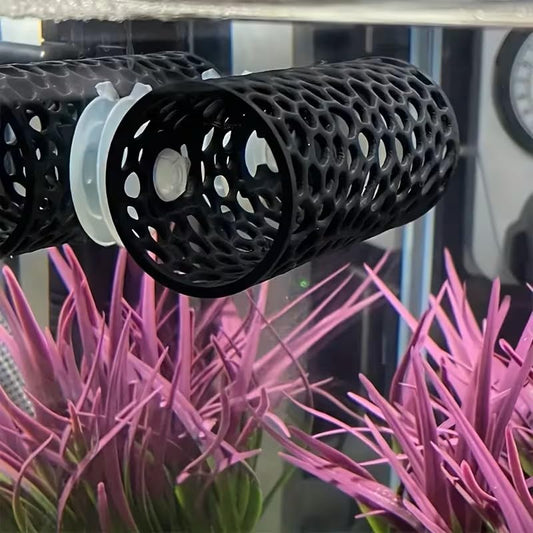 Fish Rest Tunnel, Hiding House Small Fish Shrimp Hiding Tube, Aquarium Decor Ornaments, Black - color: Black Fish Rest Tunnel