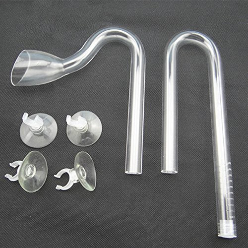 Aquarium Acrylic Lily Pipe Inflow Outflow for Live Plants Tube Filter 12mm