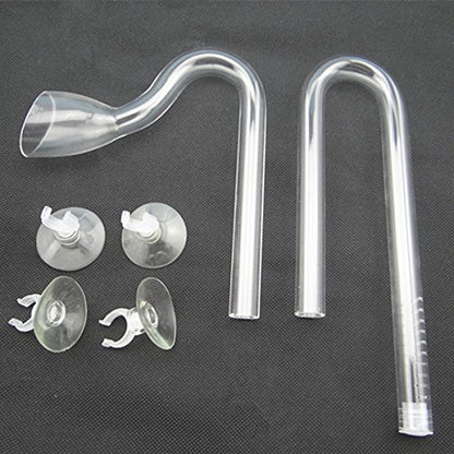 Aquarium Acrylic Lily Pipe Inflow Outflow for Live Plants Tube Filter 12mm
