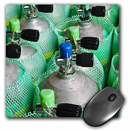 Scuba Dive tanks, Manta Ray Bay Hotel, Yap - OC18 MDE0034 - Mouse Pad, 8 by 8 inches (mp_85193_1)