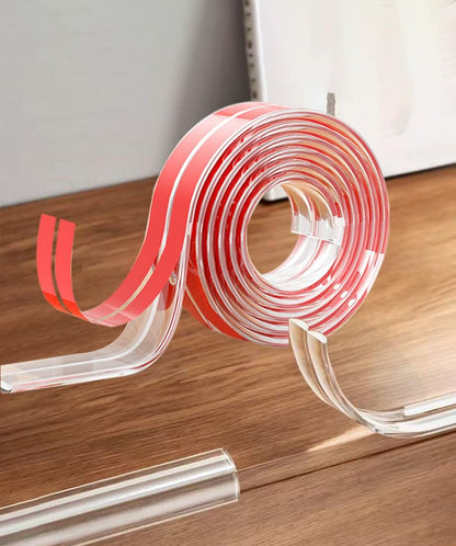 6 FT- Edge Protector 100% Silicone, Proofing Corners Clear Guards, Pre-Tape Adhesive Soft for Safety, Table Cabinets Furniture Bumper (2/5x2/5 in)