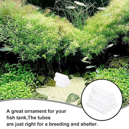 UKCOCO 6holes Acrylic Shrimp House Tubes Shelter for Aquatic Pets Provides Secure Hiding Spots Fish Tanks for Breeding and Resting Aquarium Decoration