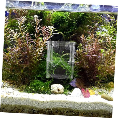 ORFOFE Separation Container 2pcs Fish Tank Nursery Box Guppy Breeding Box Fry Hatchery Incubator Practical Design